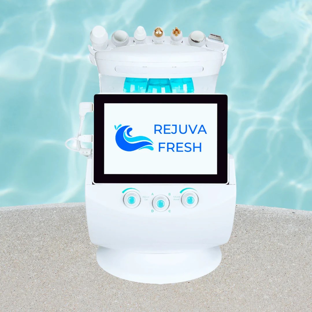 Rejuva Fresh Smart Ice Blue 7-in-1 | Facial Machine for Skin Rejuvenation, Skin Analysis, Deep Cleansing, Exfoliating, & Hydrating (29)