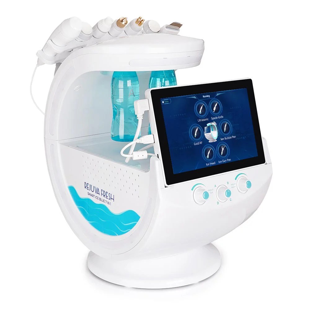 Rejuva Fresh Smart Ice Blue 7-in-1 | Facial Machine for Skin Rejuvenation, Skin Analysis, Deep Cleansing, Exfoliating, & Hydrating (46) Rejuva Fresh Smart Ice Blue 7-in-1 | Facial Machine for Skin Rejuvenation, Skin Analysis, Deep Cleansing, Exfoliating, & Hydrating (46)