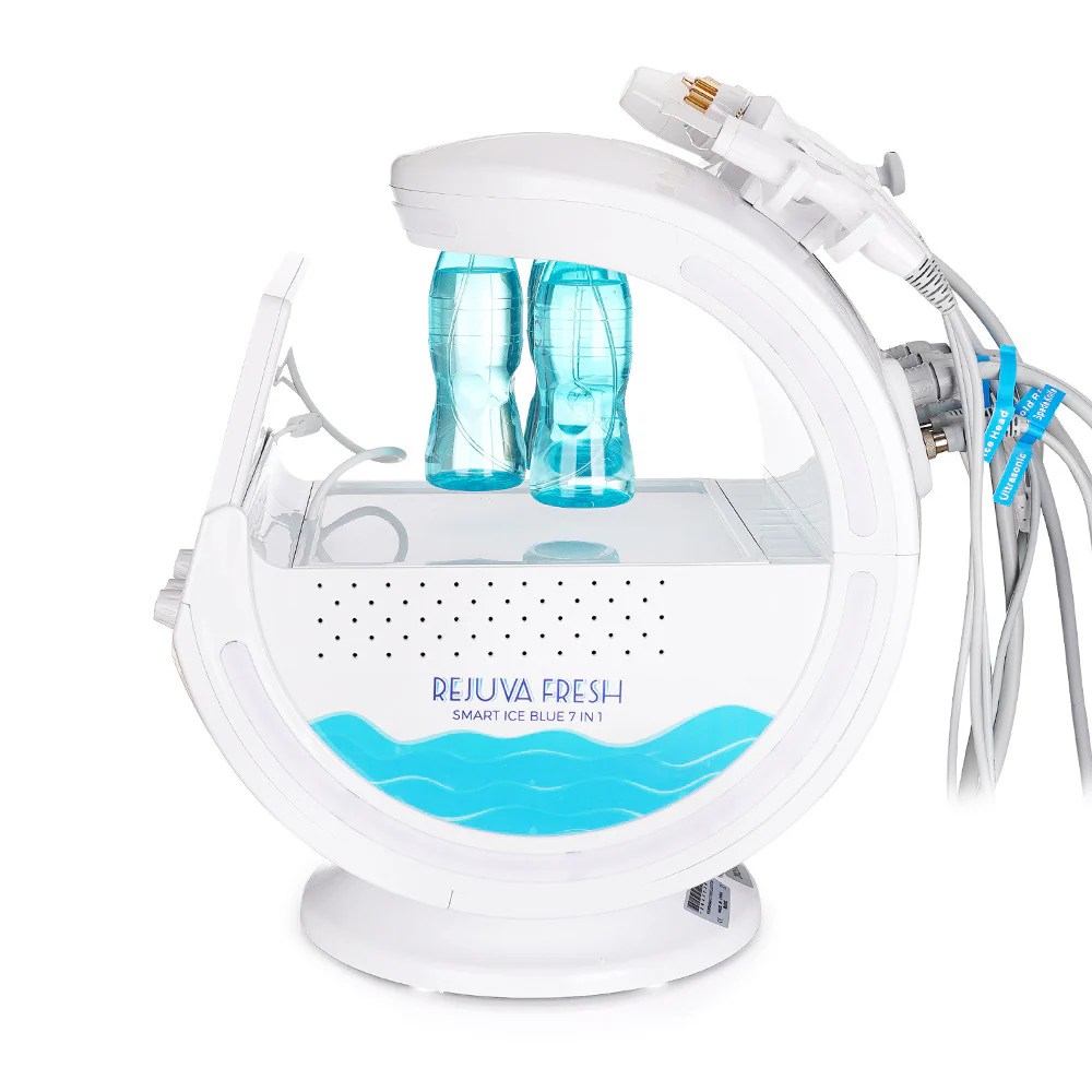 Rejuva Fresh Smart Ice Blue 7-in-1 | Facial Machine for Skin Rejuvenation, Skin Analysis, Deep Cleansing, Exfoliating, & Hydrating (9)
